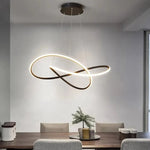 Pendant Light Clover Design Dimmable Integrated LED With Remote Control