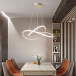 Pendant Light Clover Design Dimmable Integrated LED With Remote Control
