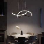 Pendant Light Clover Design Dimmable Integrated LED With Remote Control