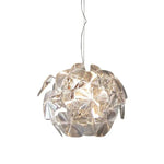 Pendant Light Crystal Adjustable Height 27.6-Inch Diameter