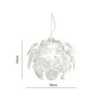 Pendant Light Crystal Adjustable Height 27.6-Inch Diameter