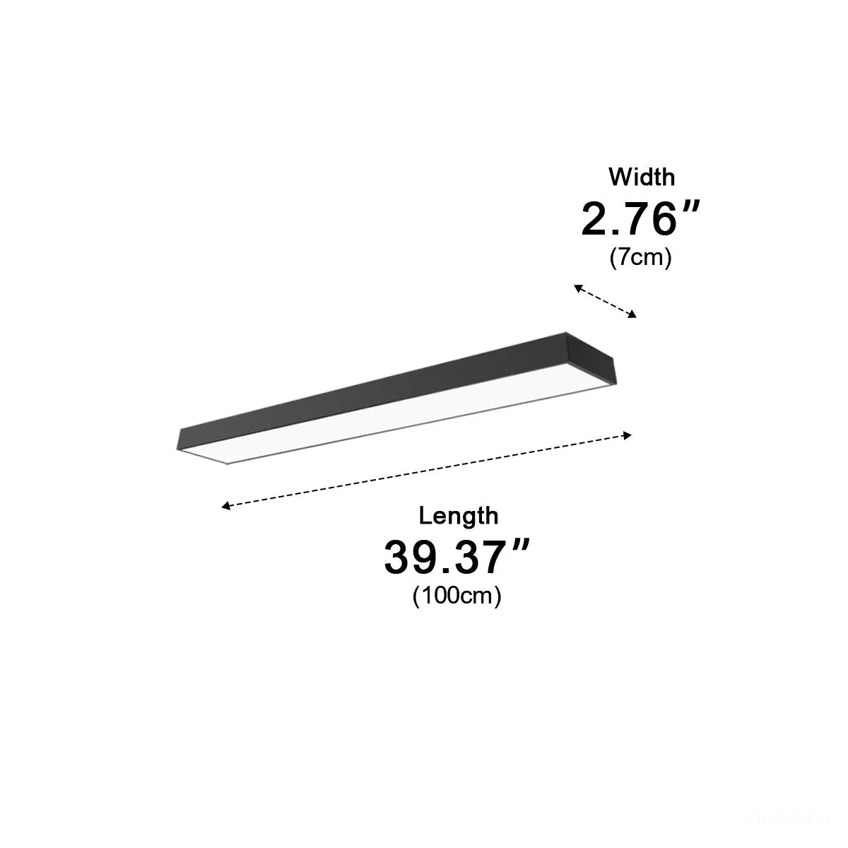 Pendant Light Linear LED Adjustable Height