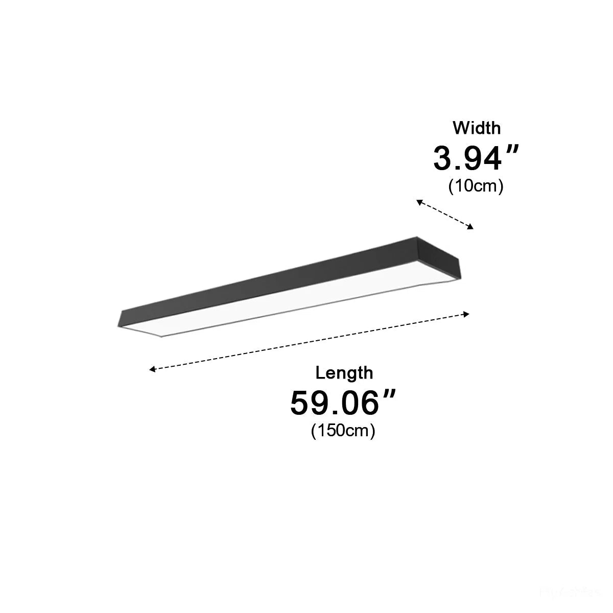 Pendant Light Linear LED Adjustable Height