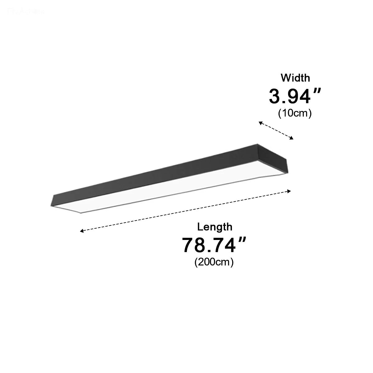 Pendant Light Linear LED Adjustable Height