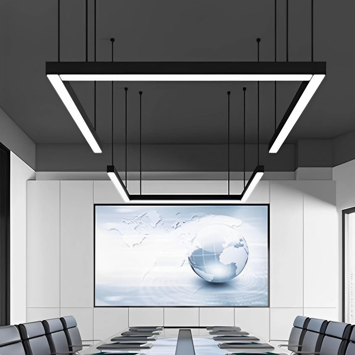 Pendant Light Linear LED Adjustable Height
