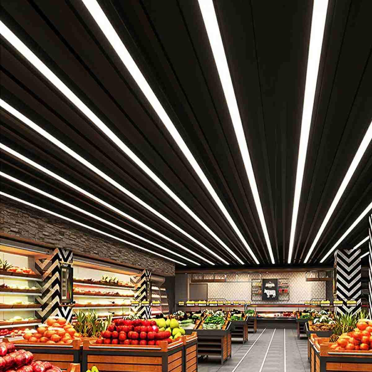 Pendant Light Linear LED Adjustable Height