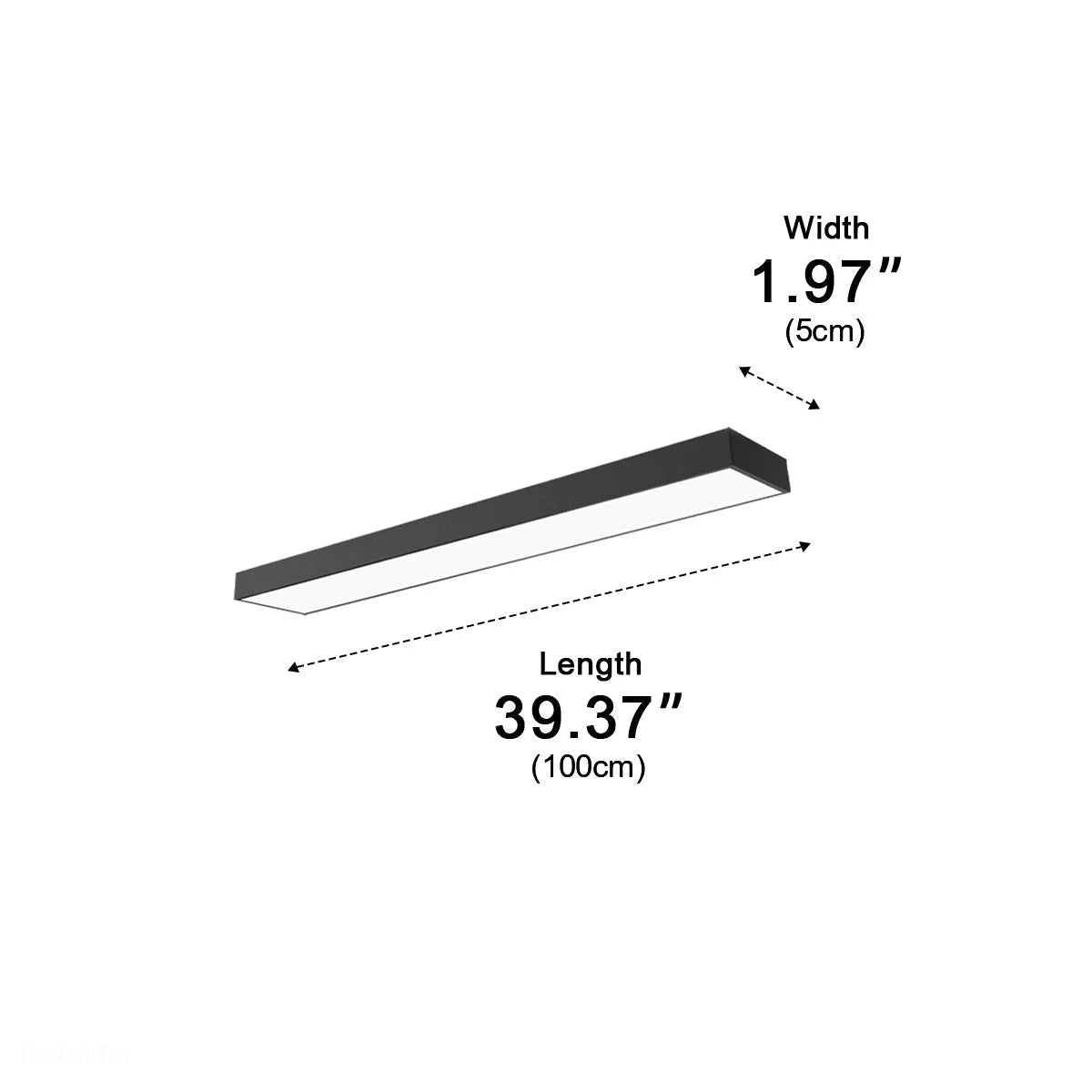 Pendant Light Linear LED Adjustable Height