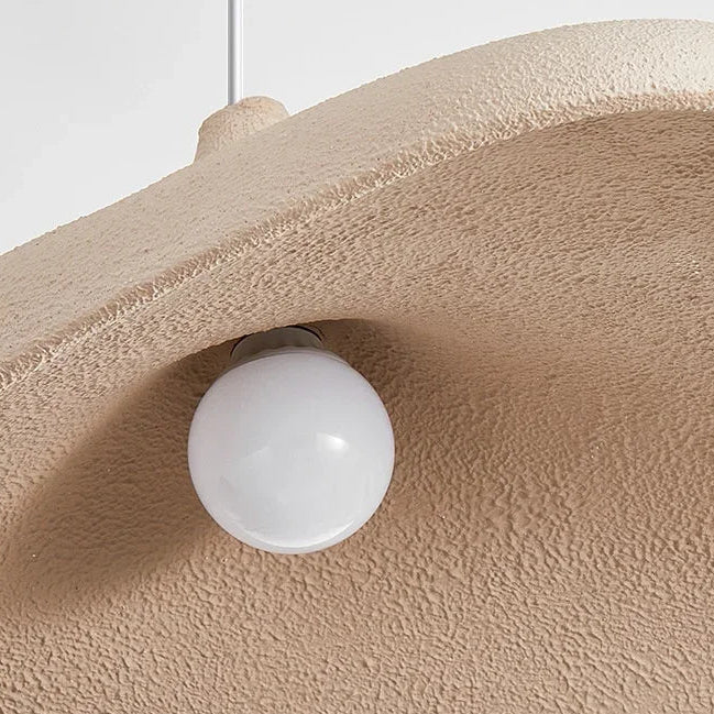 Pendant Light Organic Oval Design Dimmable LED Adjustable Height