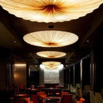 Pendant Light Pleated Fabric Soft Diffused LED