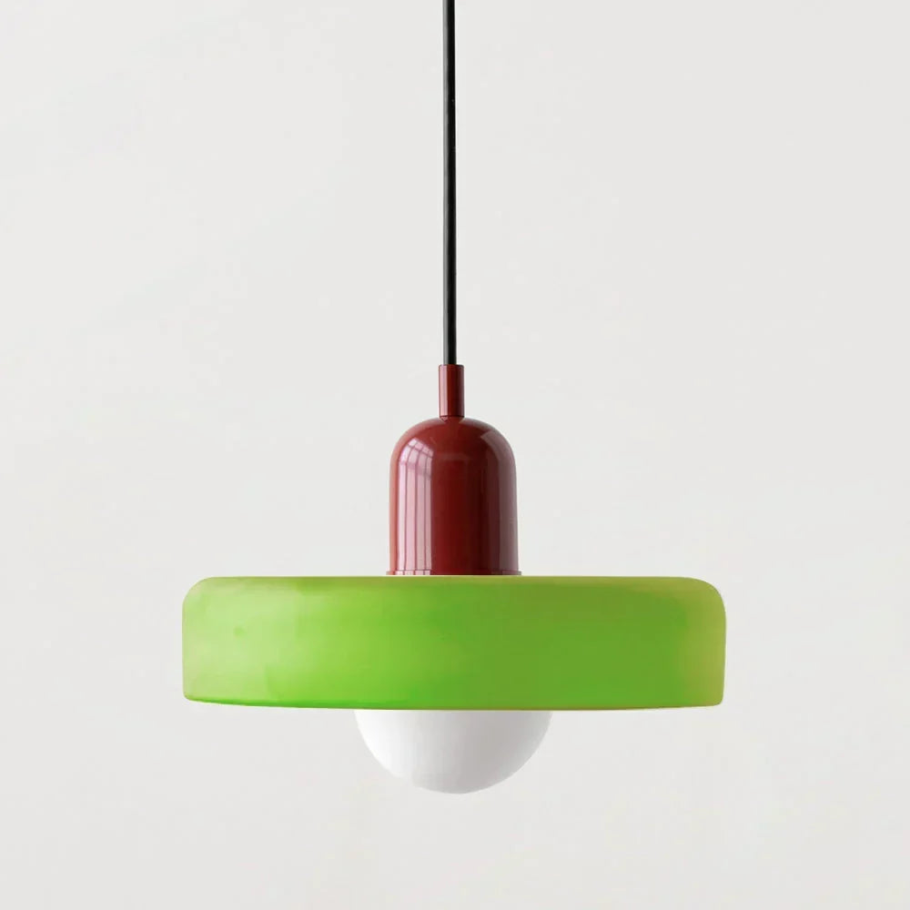Pendant Light Stained Glass Bauhaus Geometric Design