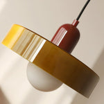 Pendant Light Stained Glass Bauhaus Geometric Design