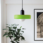 Pendant Light Stained Glass Bauhaus Geometric Design