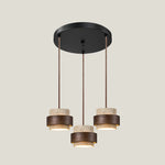 Pendant Light Travertine Stone Adjustable Height Warm Glow