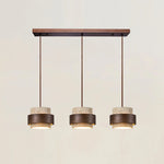 Pendant Light Travertine Stone Adjustable Height Warm Glow