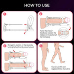 Penile Traction Device Adjustable Tension Stainless Steel & Silicone