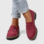 Penny Loafers Platform Slip-On Lug Sole