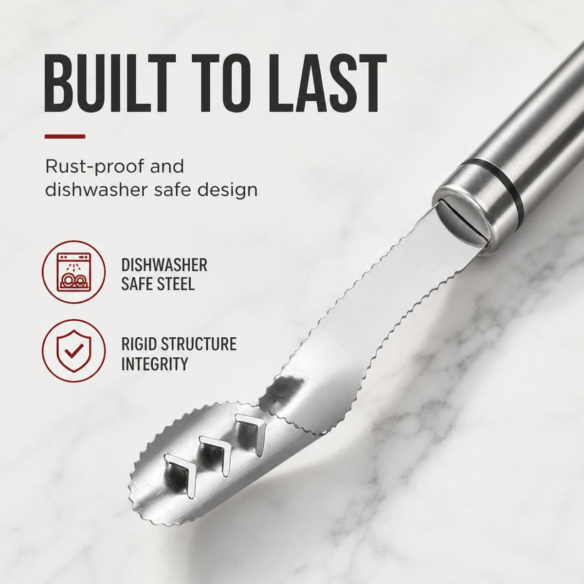 Pepper Corer Stainless Steel Serrated Blade Anti-Slip Grip