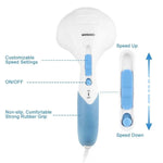 Percussion Massager Dual Vibration Heads Adjustable Speed