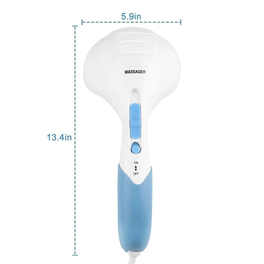 Percussion Massager Dual Vibration Heads Adjustable Speed