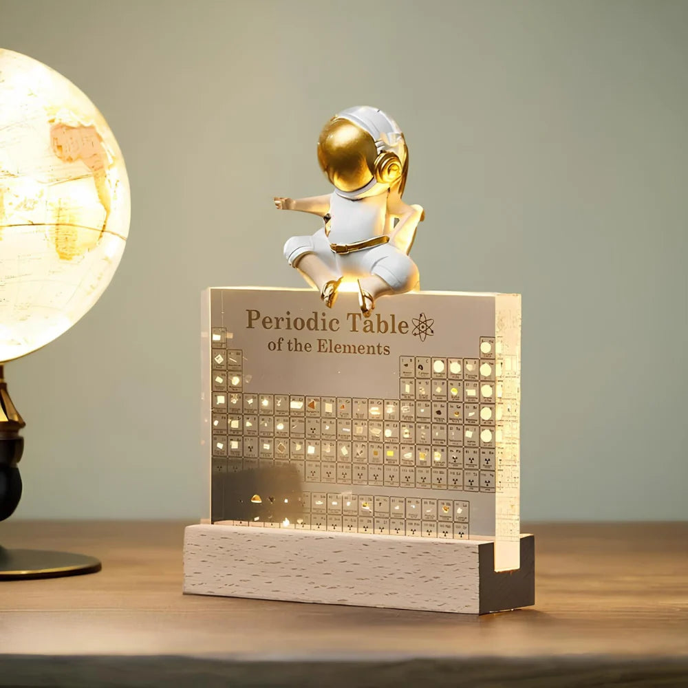 Periodic Table Display 83 Real Elements Integrated Lighting