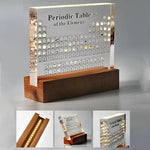 Periodic Table Display 83 Real Elements USB-Powered Illuminated