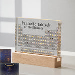 Periodic Table Display 83 Real Elements USB-Powered Illuminated