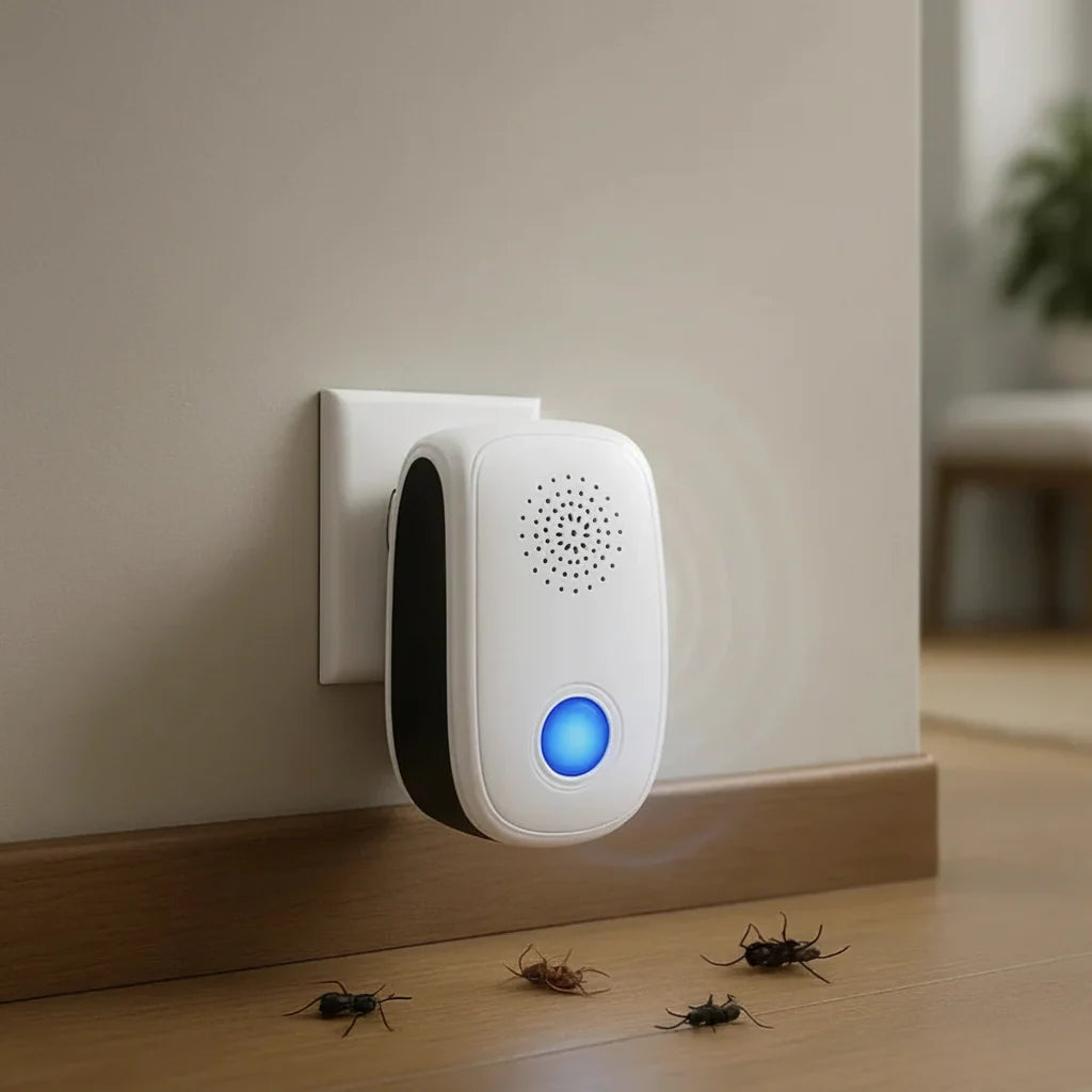 Pest Repellent Plug-In Ultrasonic Silent 1,200 Sq Ft