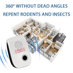 Pest Repellent Plug-In Ultrasonic Silent 1,200 Sq Ft