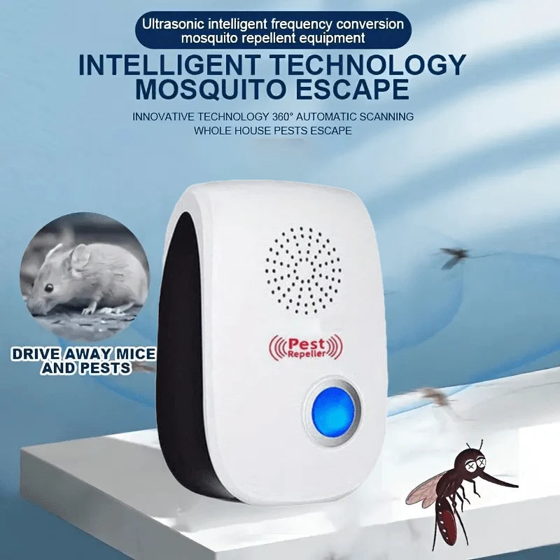 Pest Repellent Plug-In Ultrasonic Silent 1,200 Sq Ft