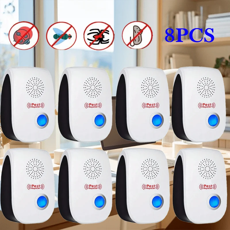 Pest Repellent Plug-In Ultrasonic Silent 1,200 Sq Ft