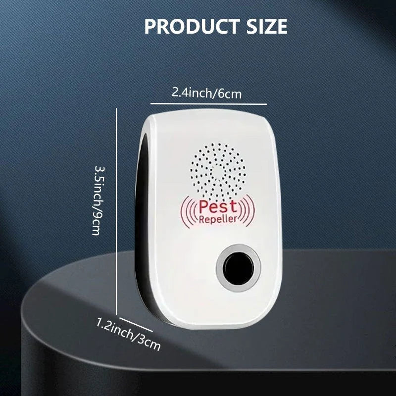 Pest Repellent Plug-In Ultrasonic Silent 1,200 Sq Ft