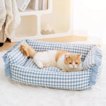 Pet Bed Cotton Raised Edge Removable Machine-Washable Cover
