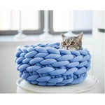 Pet Bed Handmade Knitted Wool For Cats & Small Dogs