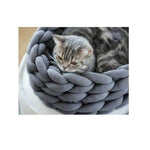 Pet Bed Handmade Knitted Wool For Cats & Small Dogs