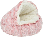 Pet Bed Hooded Cave Joint-Supportive Removable Washable Cover