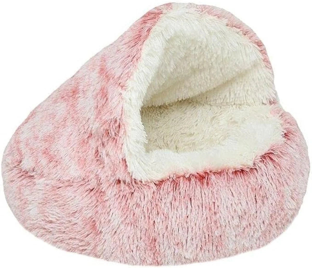Pet Bed Hooded Cave Joint-Supportive Removable Washable Cover