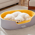 Pet Bed Orthopedic Foam Support Machine-Washable Cover Cozy Warm Design