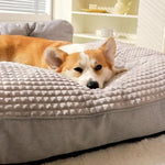 Pet Bed Thick Padded Non-Slip Base Easy-Clean Terylene