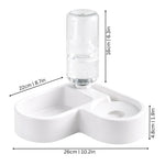Pet Bowl Dual Food & Water Automatic 500ml