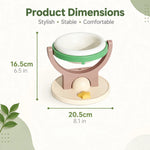 Pet Bowl Wall-Mounted Rotating Foldable Holder