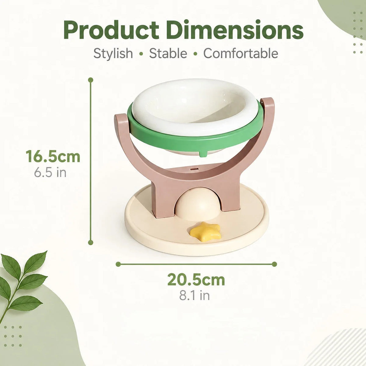 Pet Bowl Wall-Mounted Rotating Foldable Holder