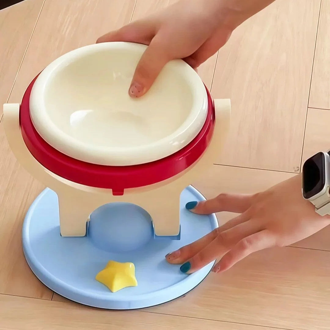 Pet Bowl Wall-Mounted Rotating Foldable Holder
