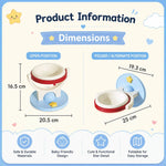 Pet Bowl Wall-Mounted Rotating Foldable Holder