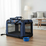 Pet Carrier Foldable Breathable Mesh Soft Padded Interior