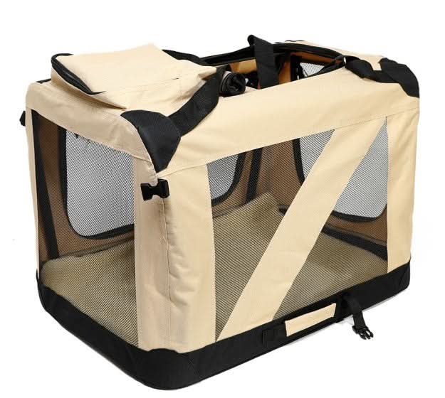Pet Carrier Foldable Breathable Mesh Soft Padded Interior