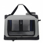 Pet Carrier Foldable Breathable Mesh Soft Padded Interior
