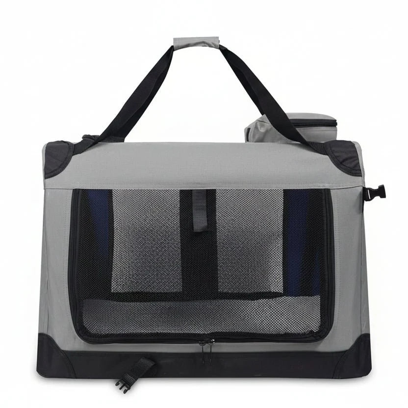 Pet Carrier Foldable Breathable Mesh Soft Padded Interior