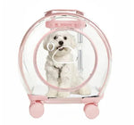 Pet Carrier Suitcase Rolling Lockable Polyester