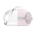 Pet Carrier Transparent Shell 360-Degree Ventilation Lightweight ABS