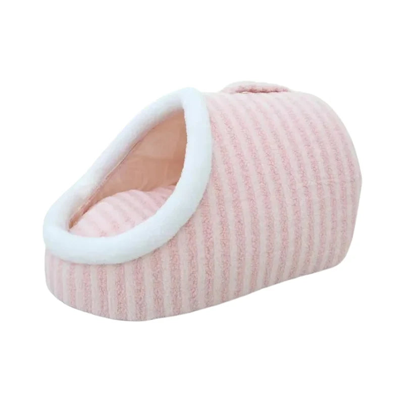 Pet Cave Bed Plush Fleece Machine Washable
